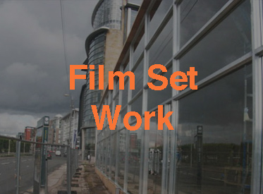 Film set work with Maidenhead Glass